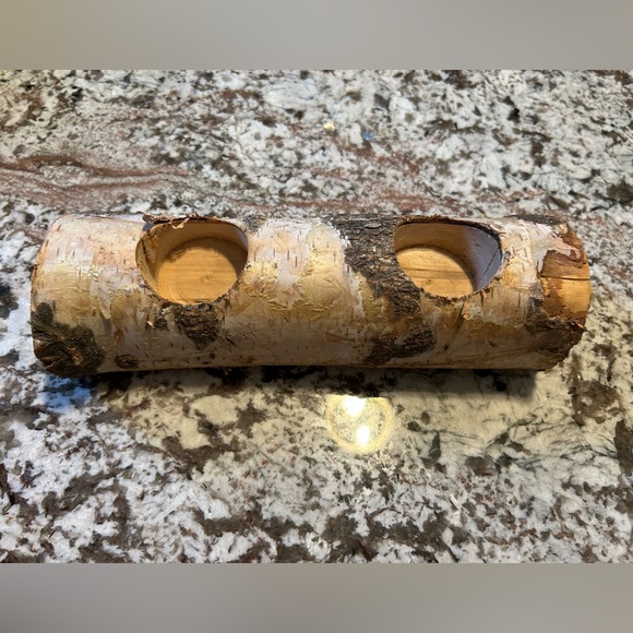 Birch candle holder - Picture 2 of 5
